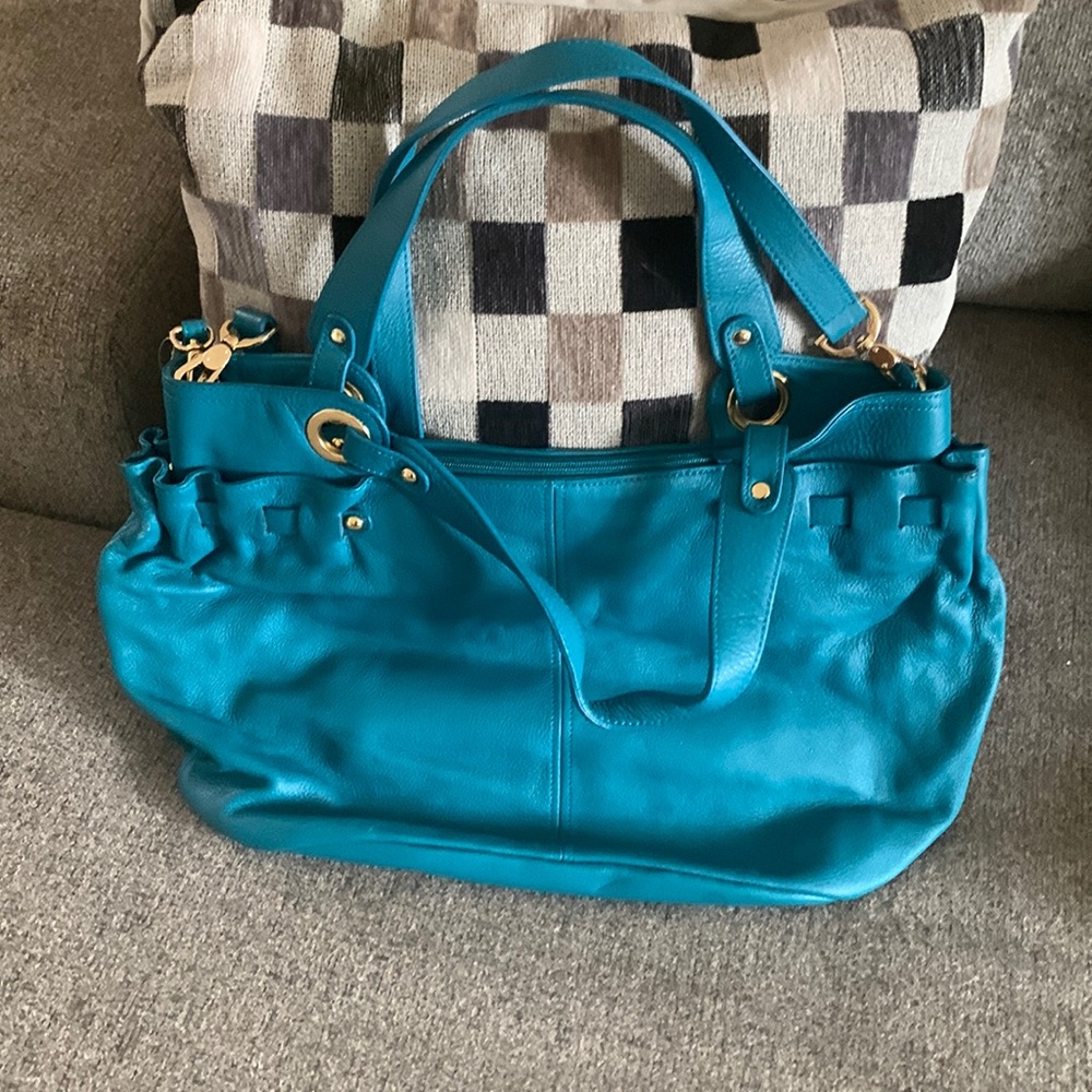 Barr and Barr Turquoise bag